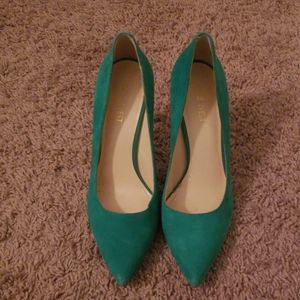 Suede Nine West Heels